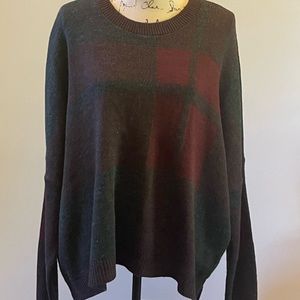 Eddie Bauer Plaid Sweater